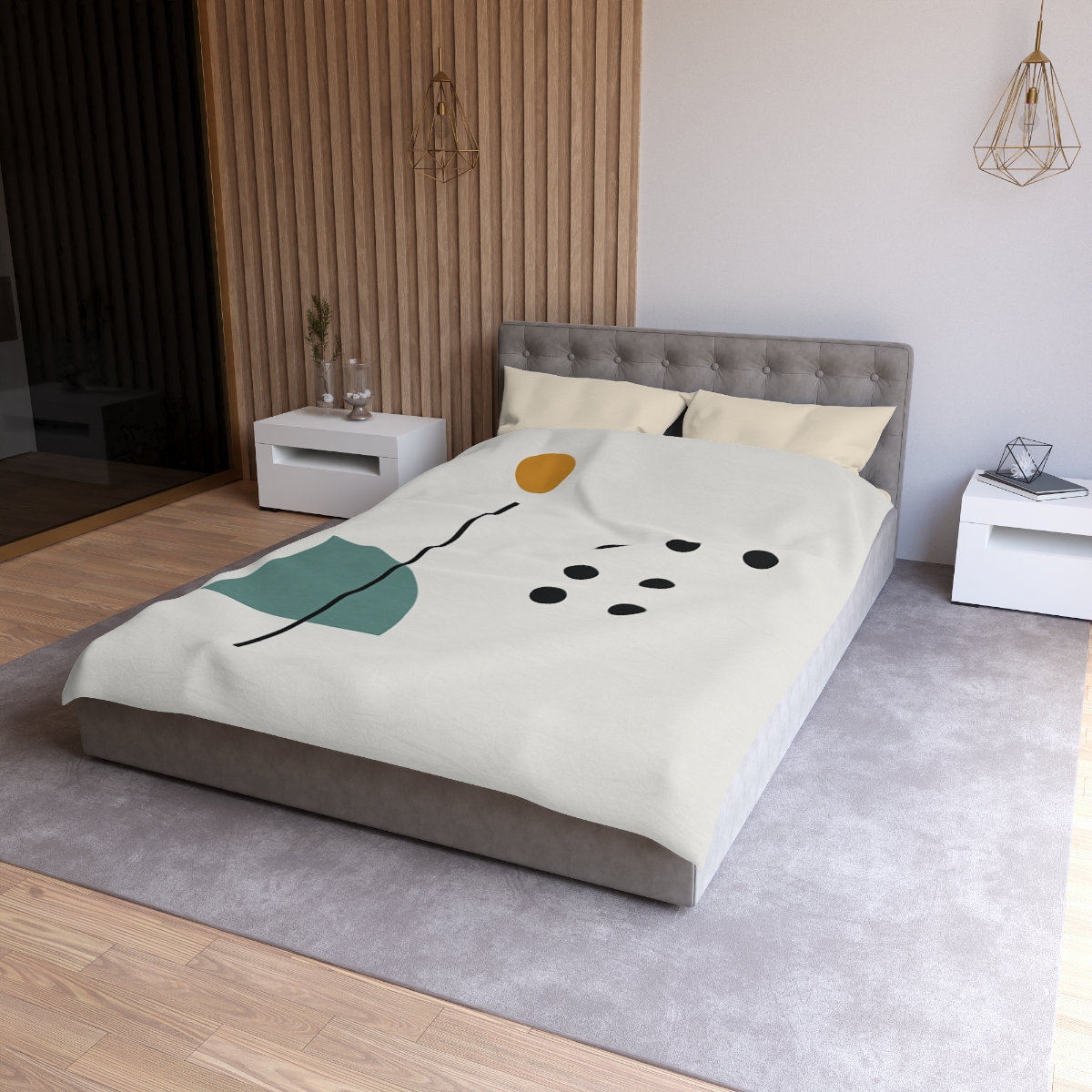 Sparse Meridian With Broken Grid trendy bedroom duvets