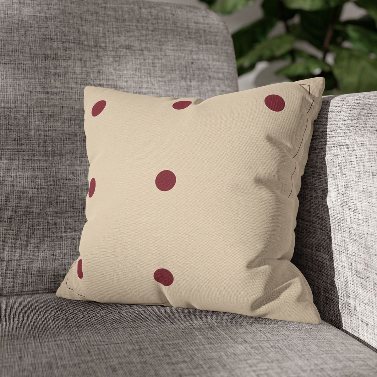Sparse Orbiting Dots Grid stylish decorative pillowcases