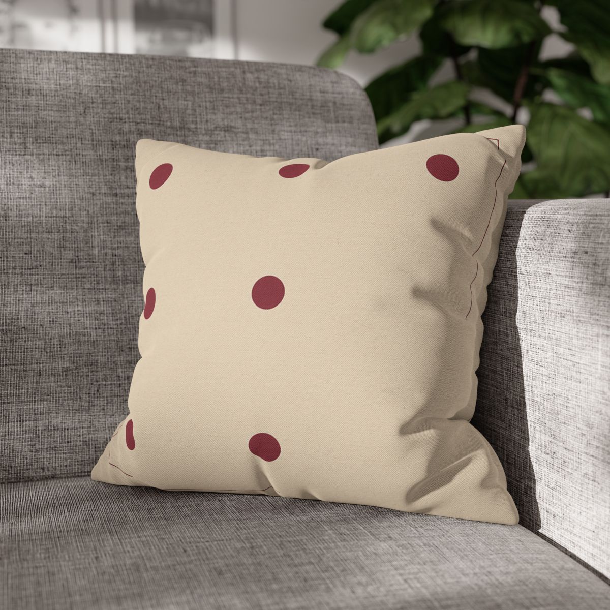 Sparse Orbiting Dots Grid stylish decorative pillowcases