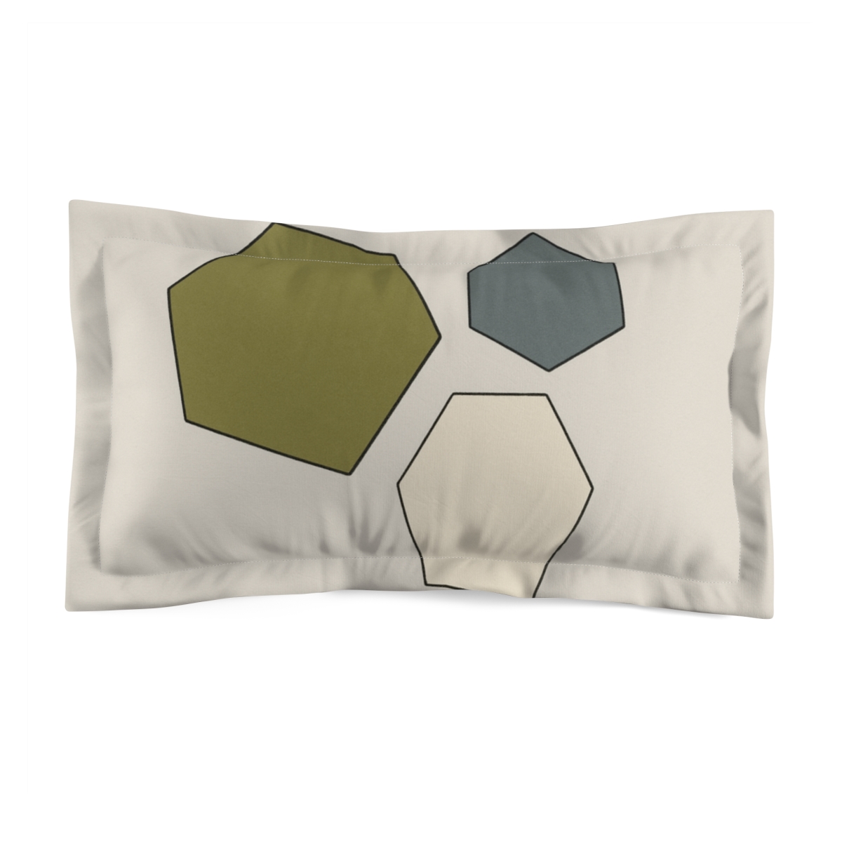 Sparse Polygon Cluster trendy accent pillows