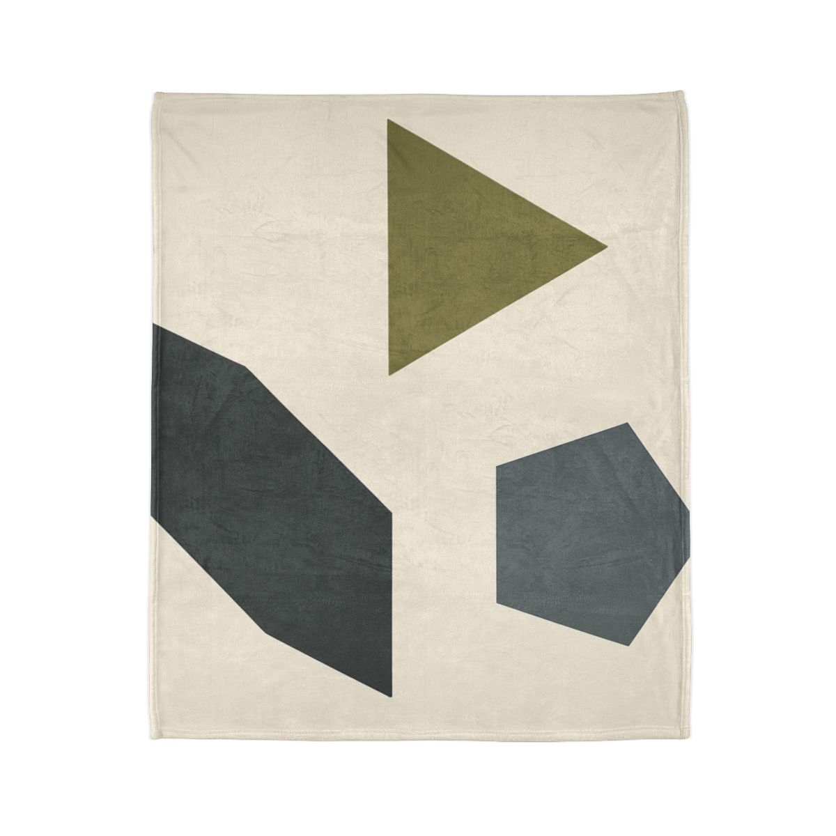 Sparse Polygon Cluster designer printed blankets