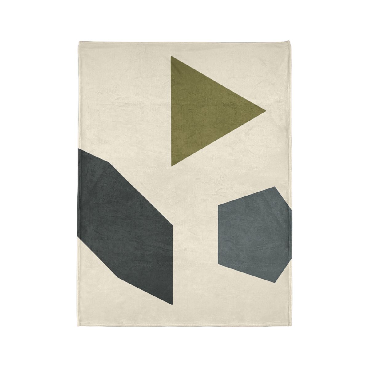 Sparse Polygon Cluster designer printed blankets