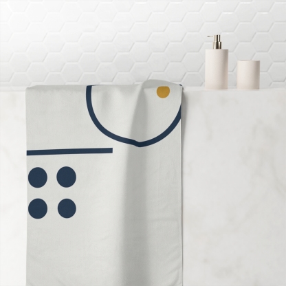 Sparse Ring With Offset Dot Grid unique gift towels