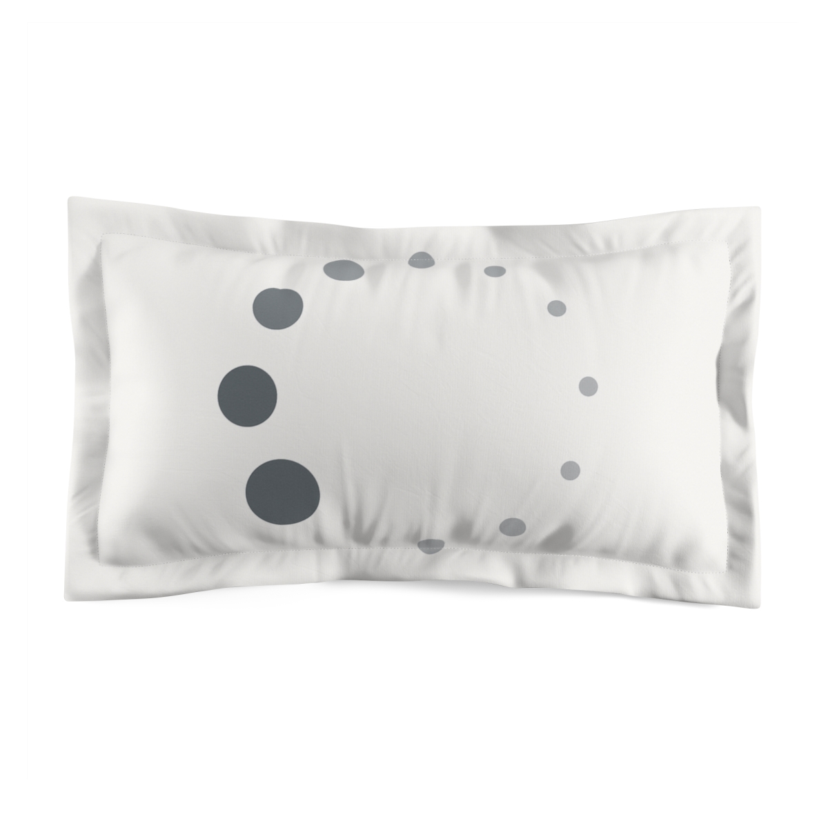 Sparse Spiral Dot Path designer printed pillows