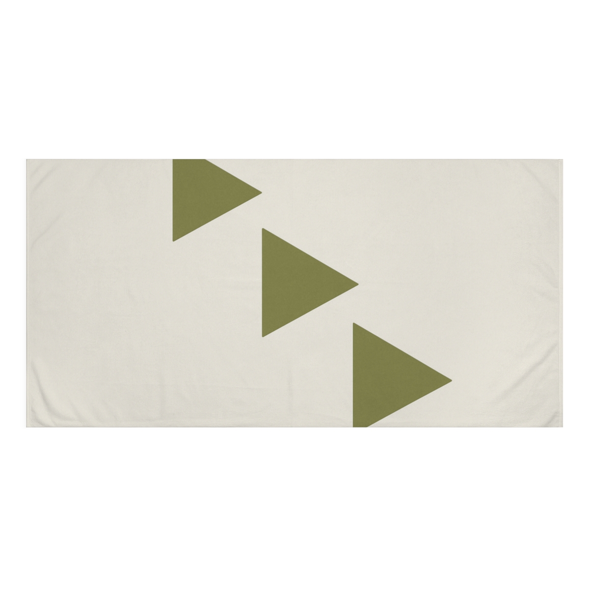Sparse Triangle Rhythm personalized bath towels