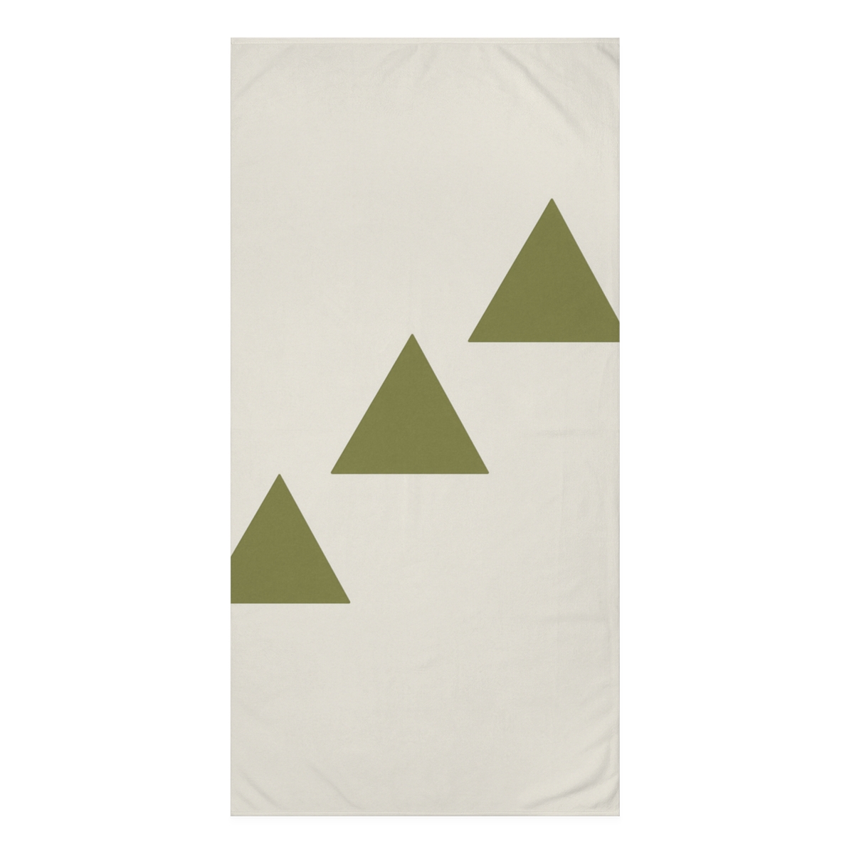 Sparse Triangle Rhythm personalized bath towels