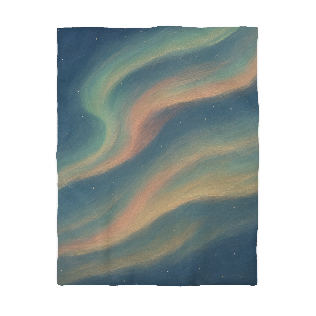 Spectral Aurora Drift personalized bedding duvets