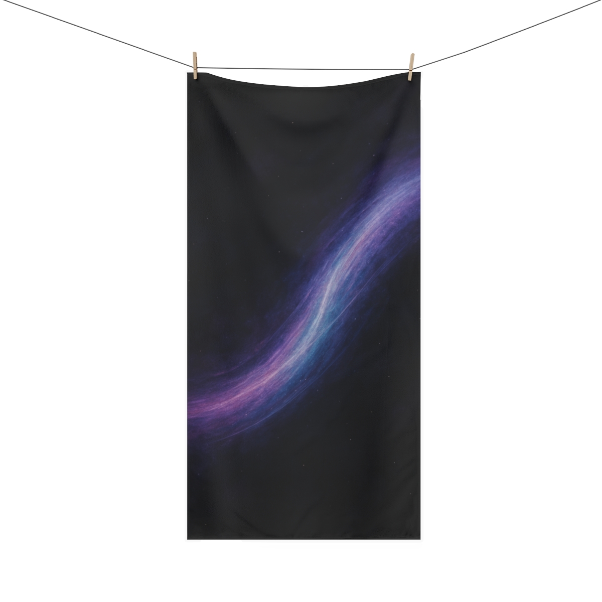 Spectral Cosmic Ribbon Arc trendy hand towels