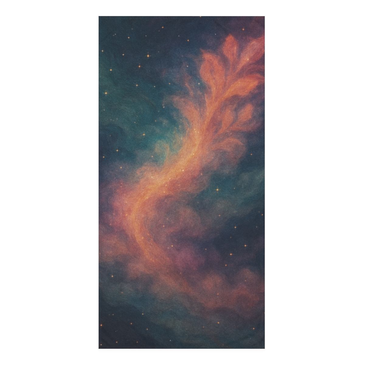 Spectral Dust Bloom Tapestry soft cotton towels
