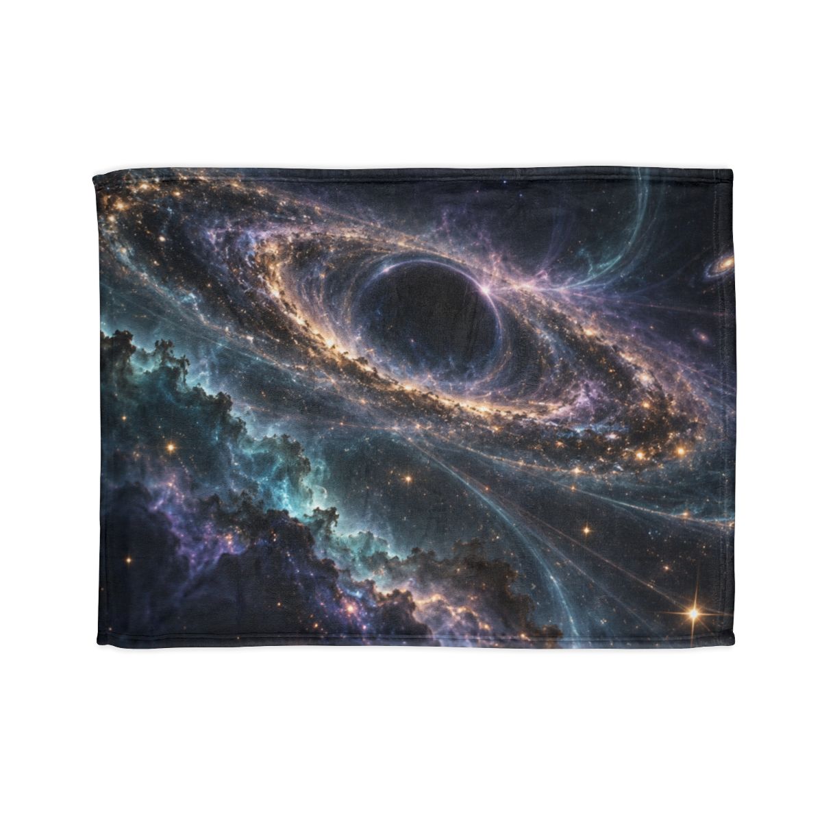 Spectral Dust Halo designer printed blankets [AI-e229e737-bdd97c8abaa9]