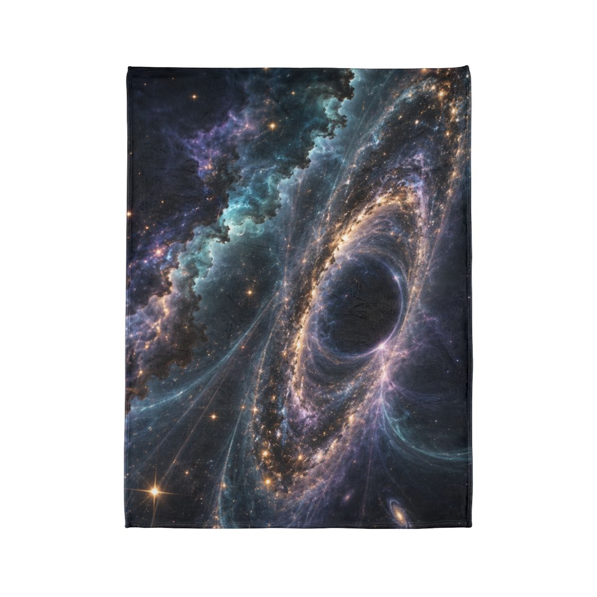 Spectral Dust Halo designer printed blankets [AI-e229e737-28d4a2b3103d]