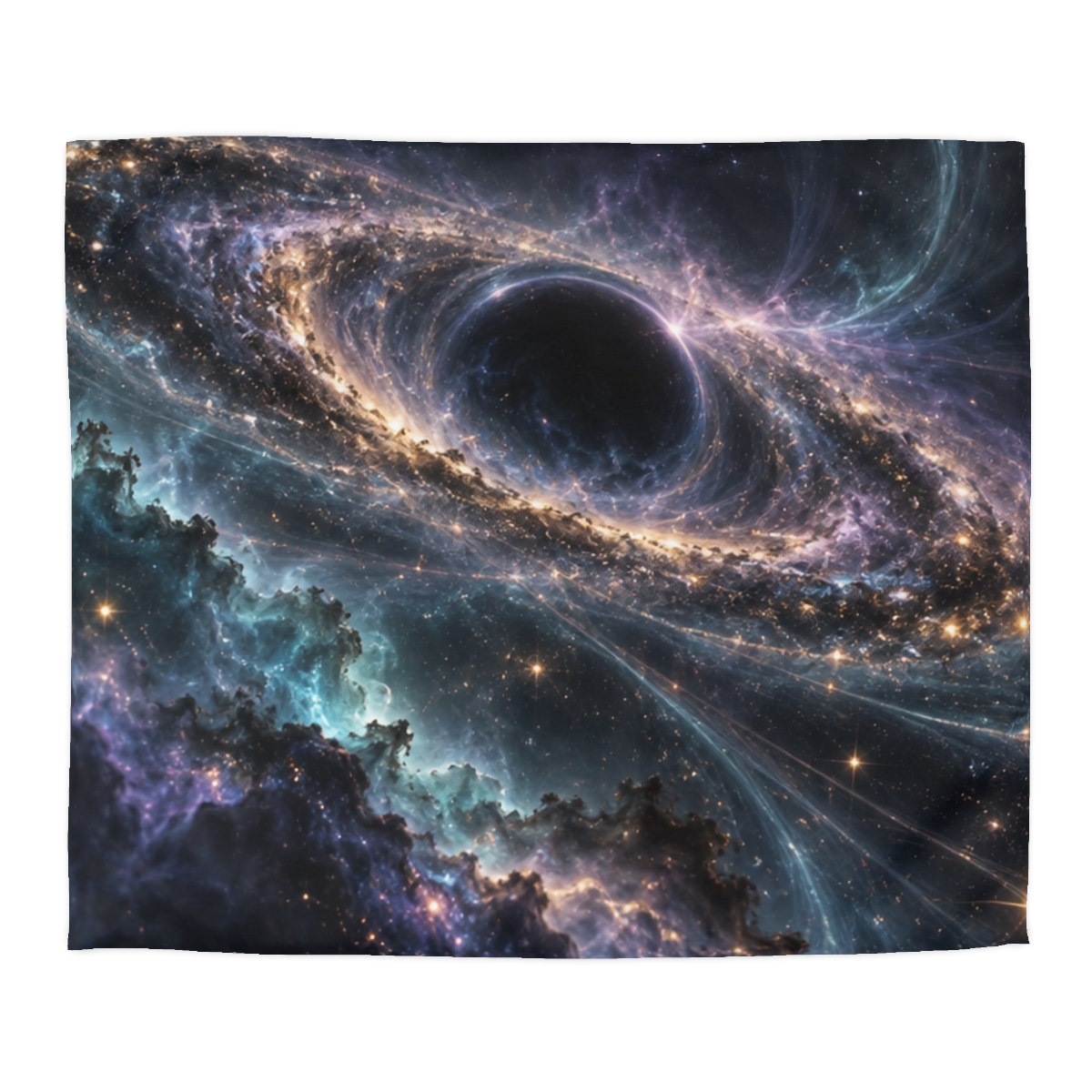 Spectral Dust Halo personalized bedding duvets [AI-e229e737-db1868662abb]
