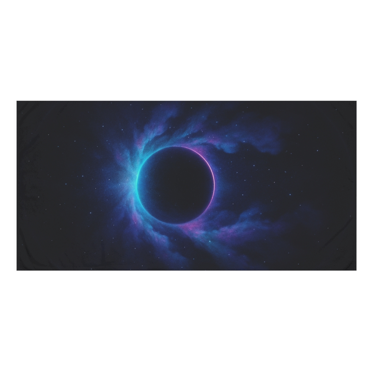 Spectral Horizon Bloom trendy hand towels