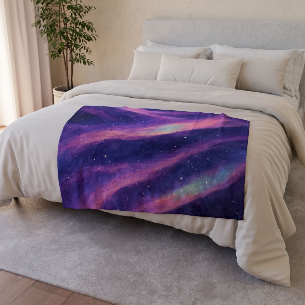 Spectral Nebula Loom Tapestry unique gift blankets
