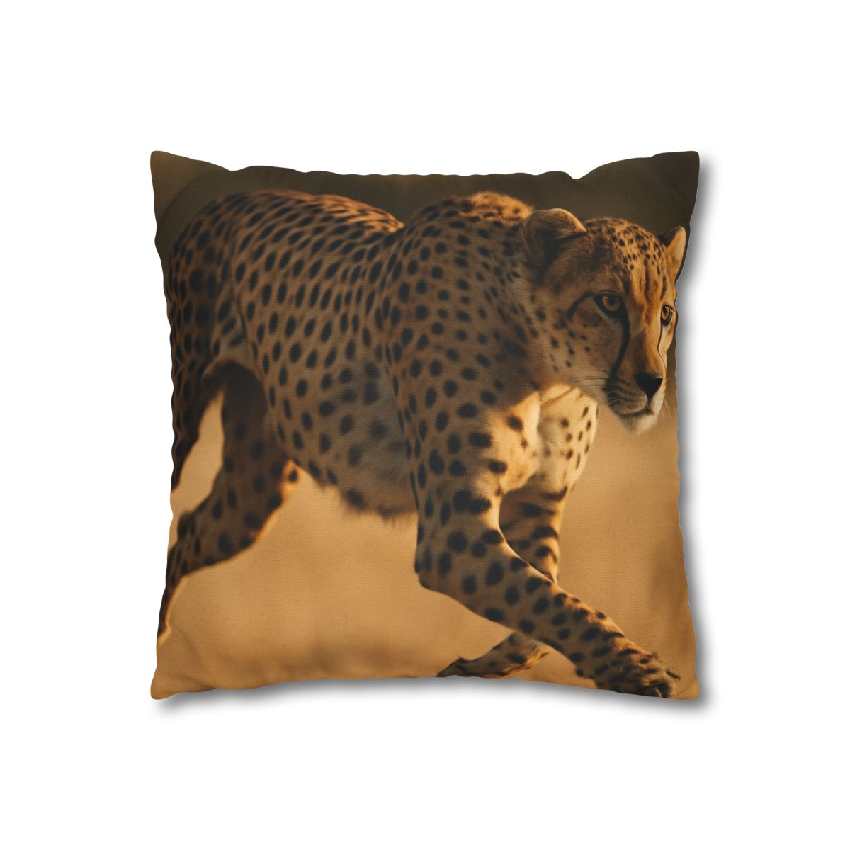 Speed Whisper Cheetah soft cotton pillow cases