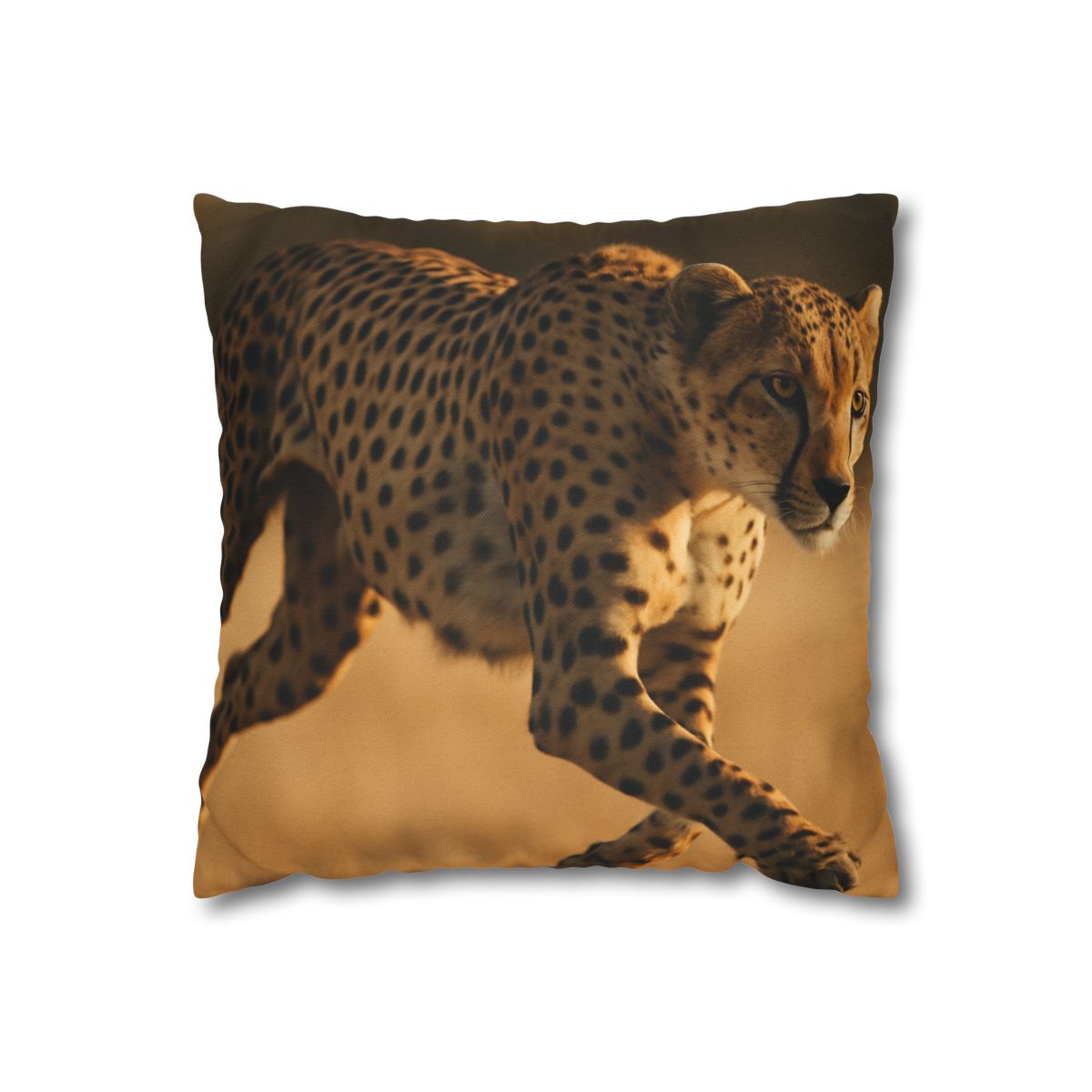 Speed Whisper Cheetah soft cotton pillow cases
