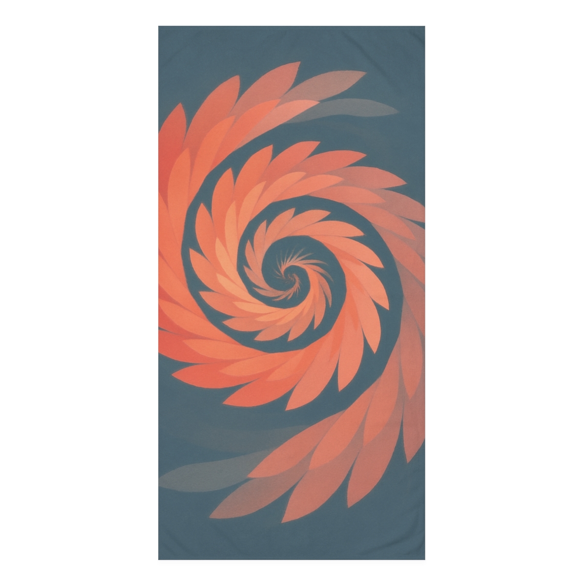 Spiral Bloom Timewave decorative home towelscustom towels