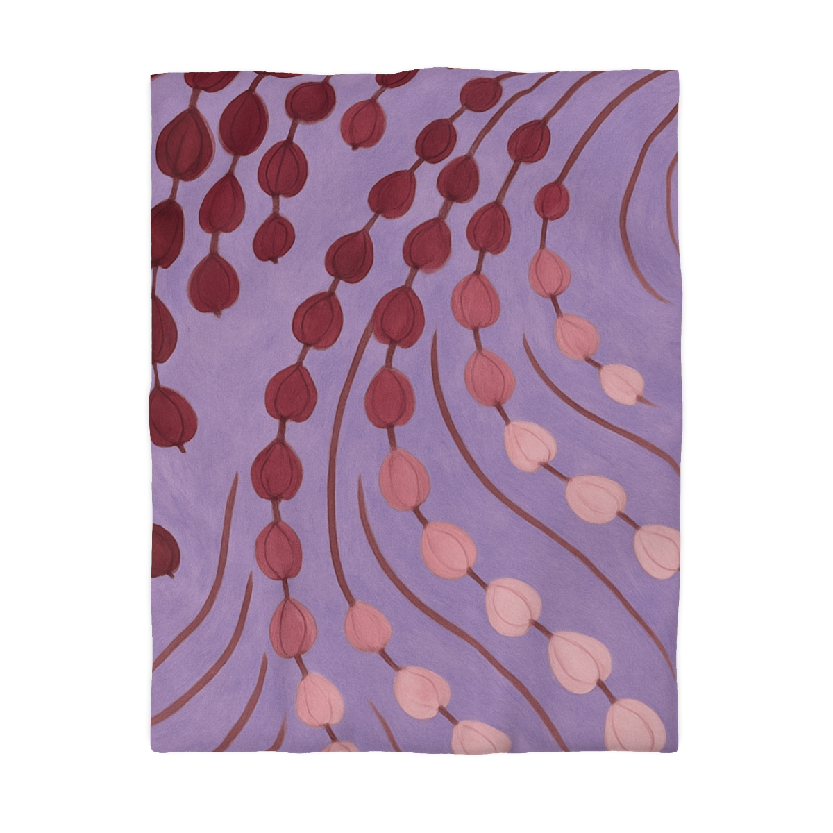 Spiral Bud Cascade personalized bedding duvets