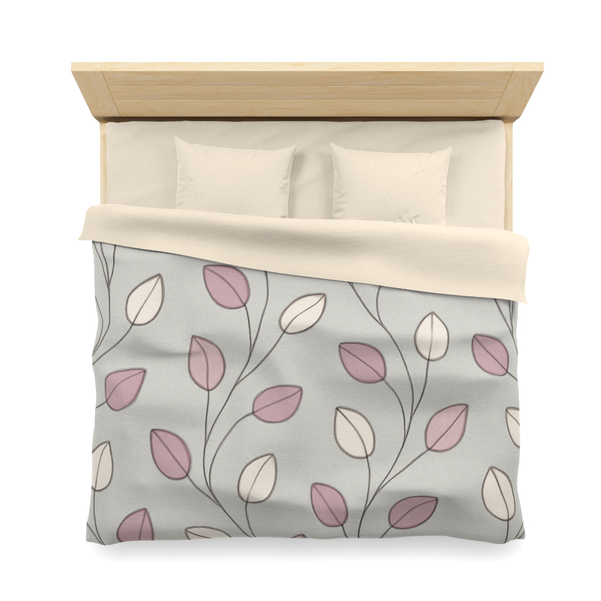 Spiral Bud Cascade soft comforter duvets