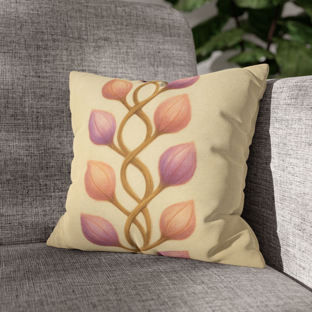 Spiral Bud Helix comfortable bedding pillow covers