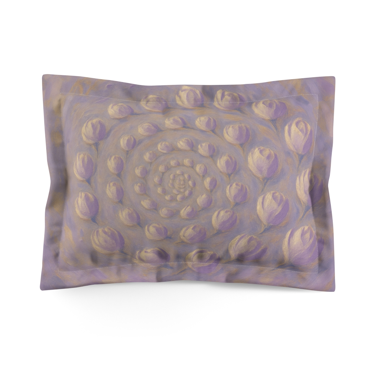 Spiral Bud Rhythm unique shape pillows