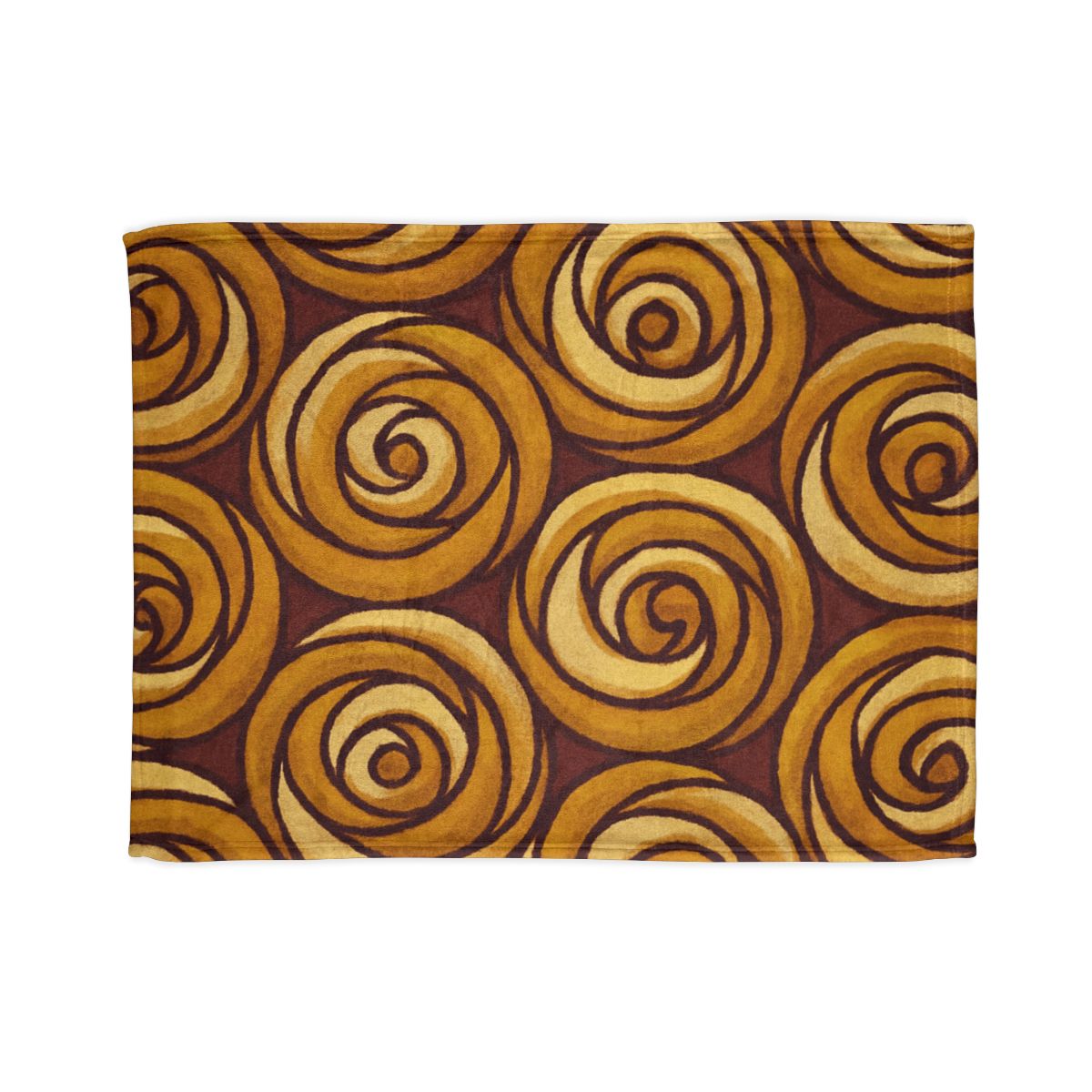 Spiral Bud Tessellation stylish throw blankets