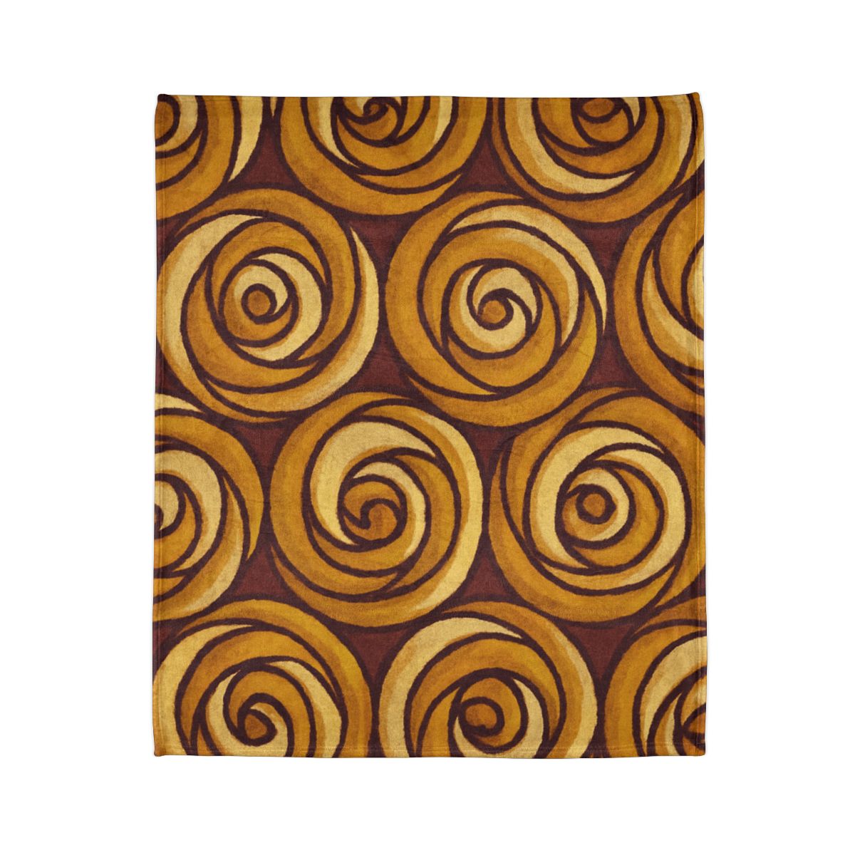 Spiral Bud Tessellation stylish throw blankets
