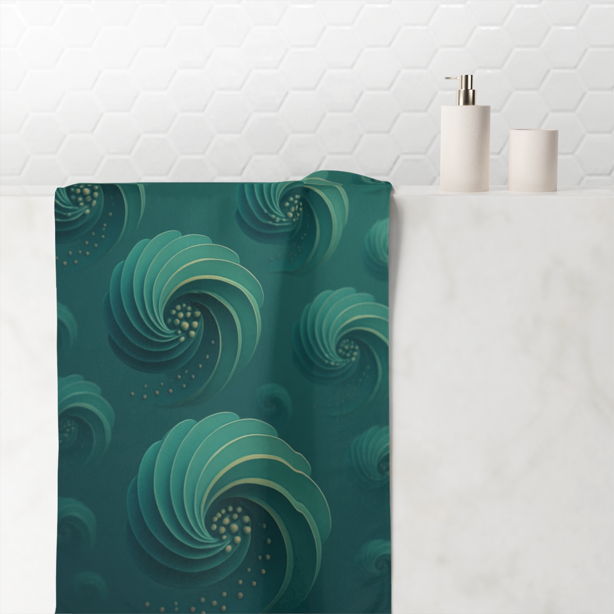 Spiral Pod Helix Drift stylish beach towels