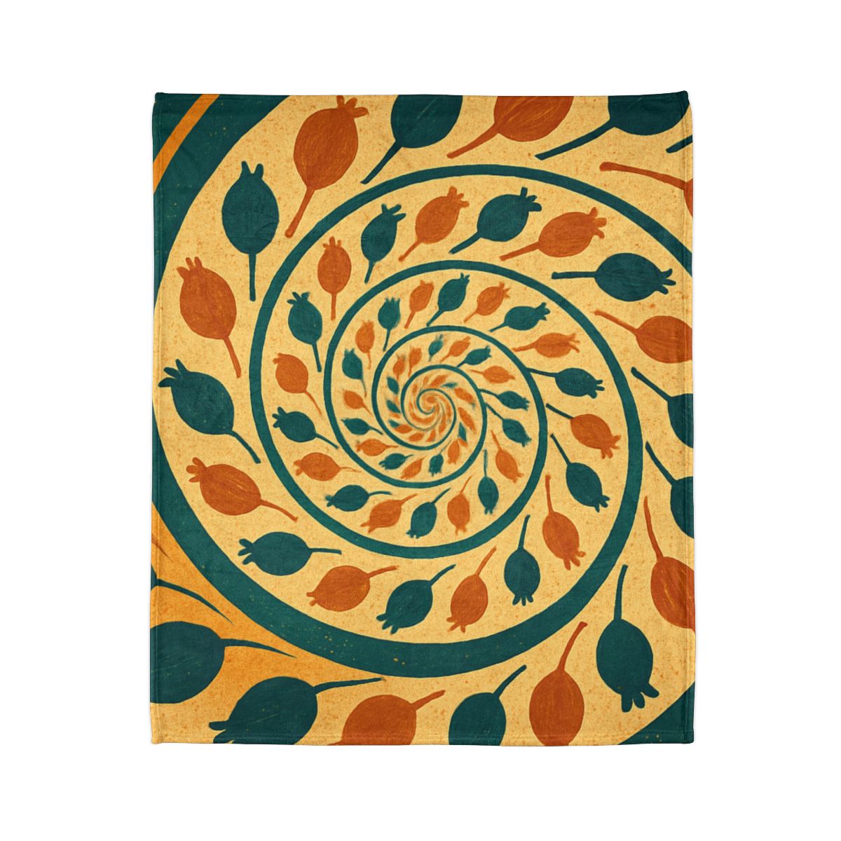 Spiral Seed Chorus decorative home blankets
