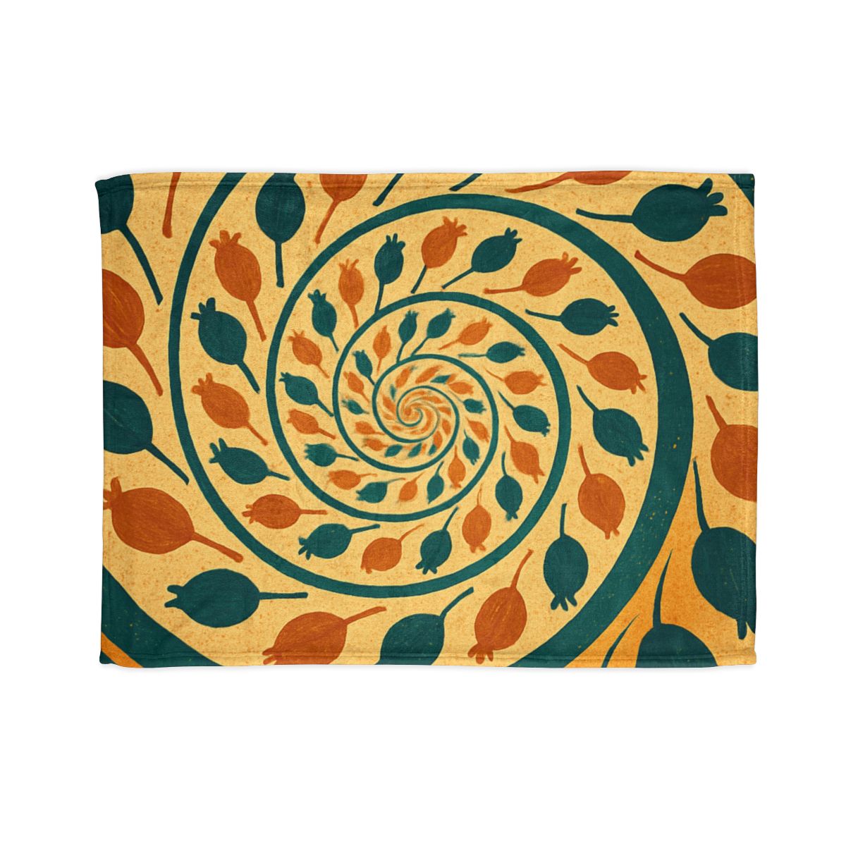 Spiral Seed Chorus decorative home blankets