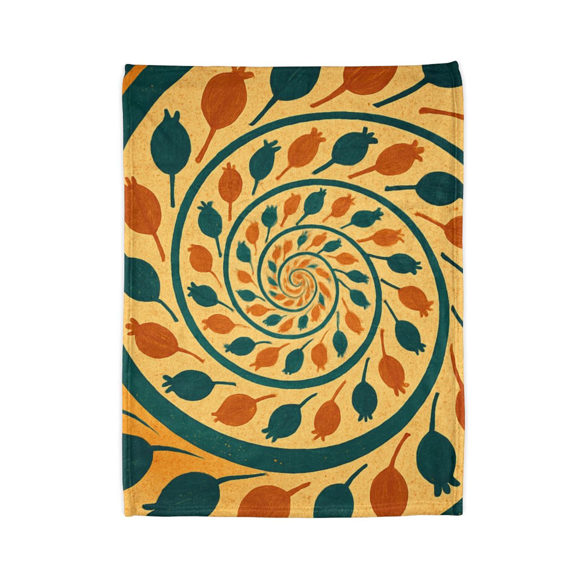 Spiral Seed Chorus decorative home blankets