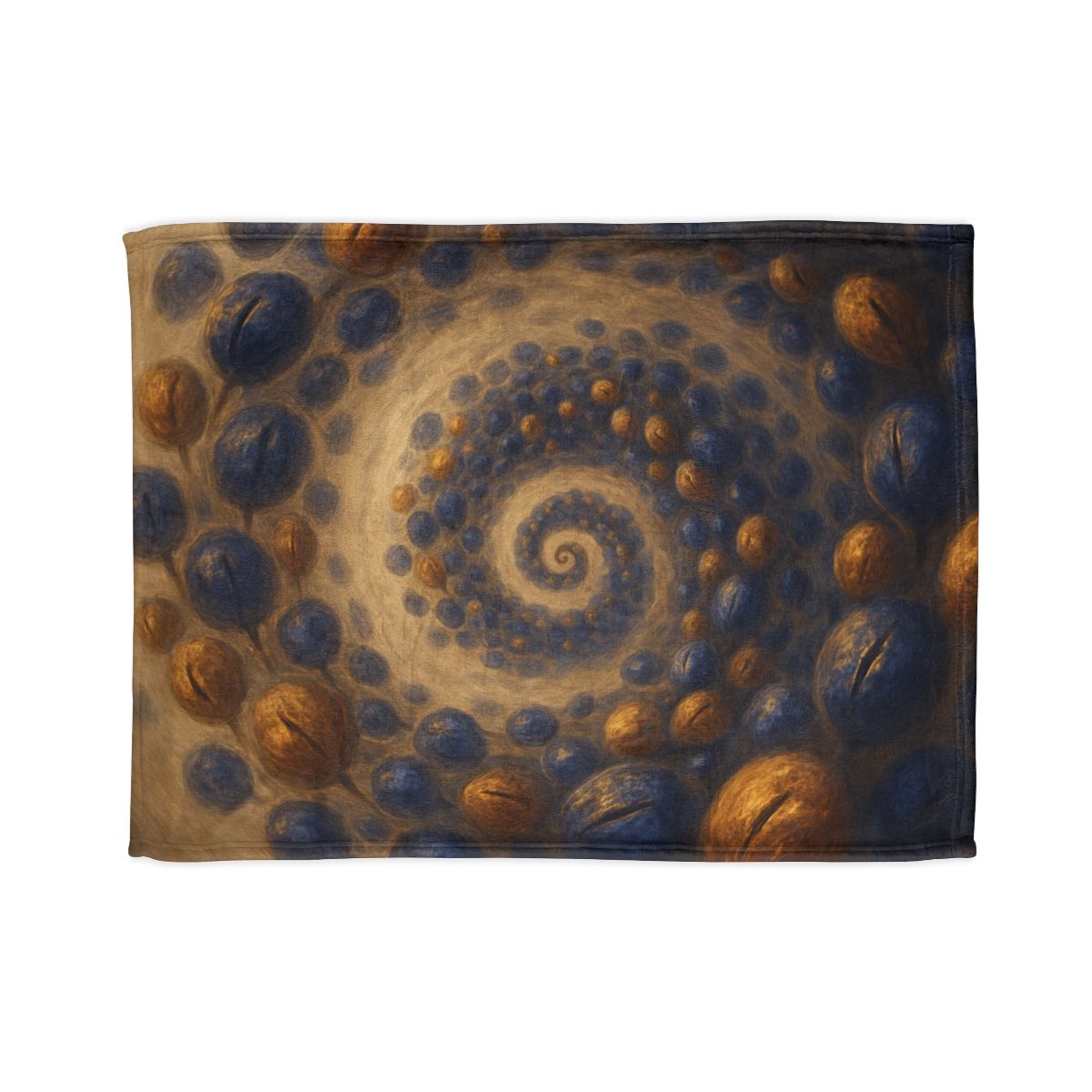 Spiral Seed Cluster decorative home blankets