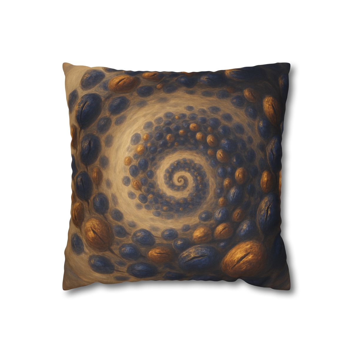 Spiral Seed Cluster designer print pillow cases
