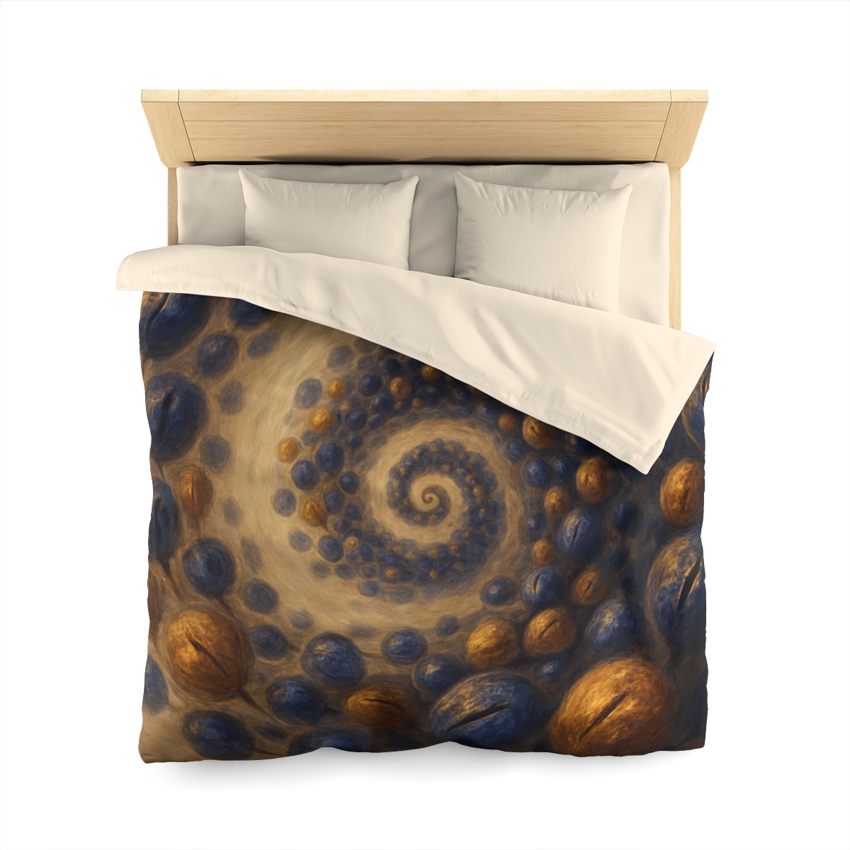 Spiral Seed Cluster personalized bedding duvets