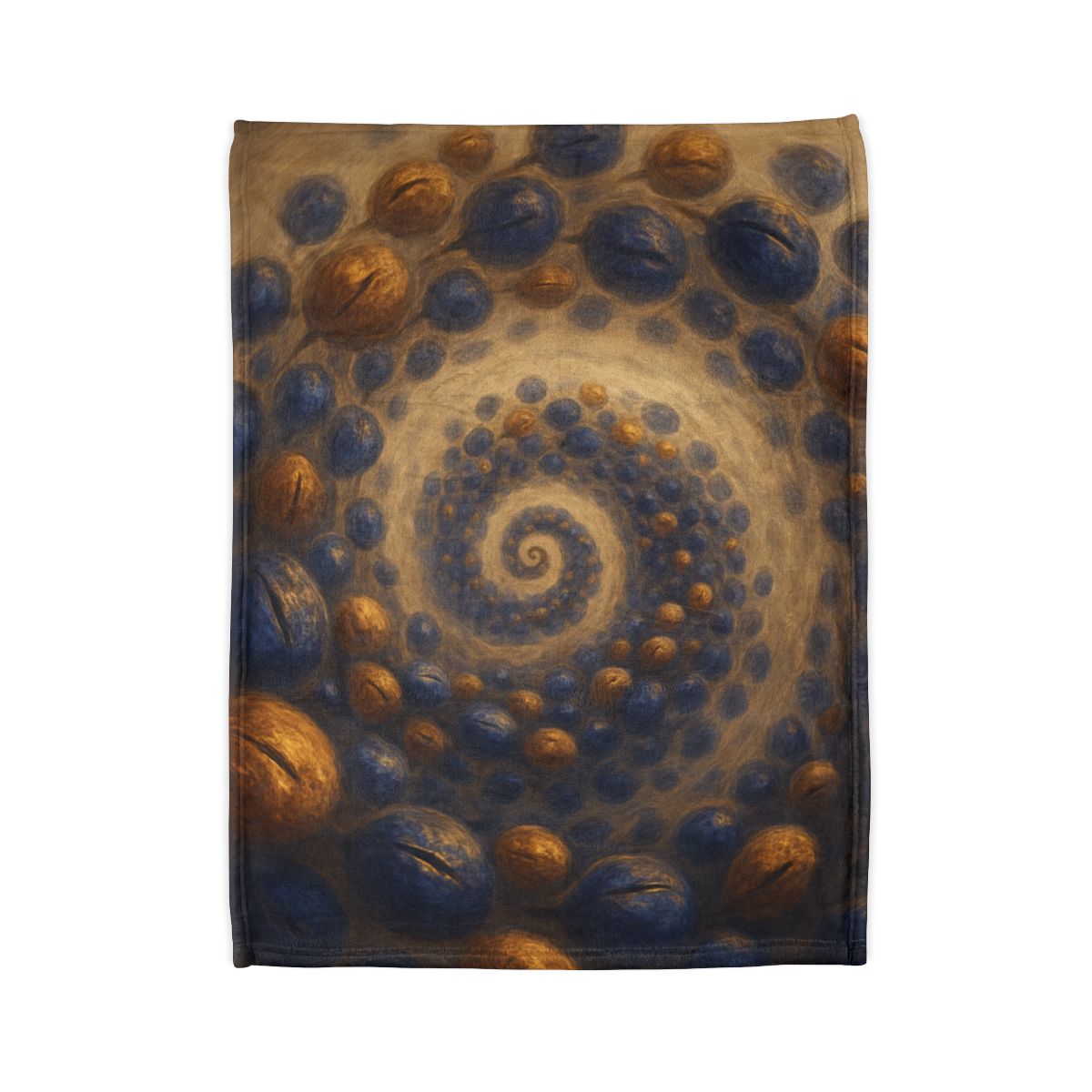 Spiral Seed Cluster decorative home blankets