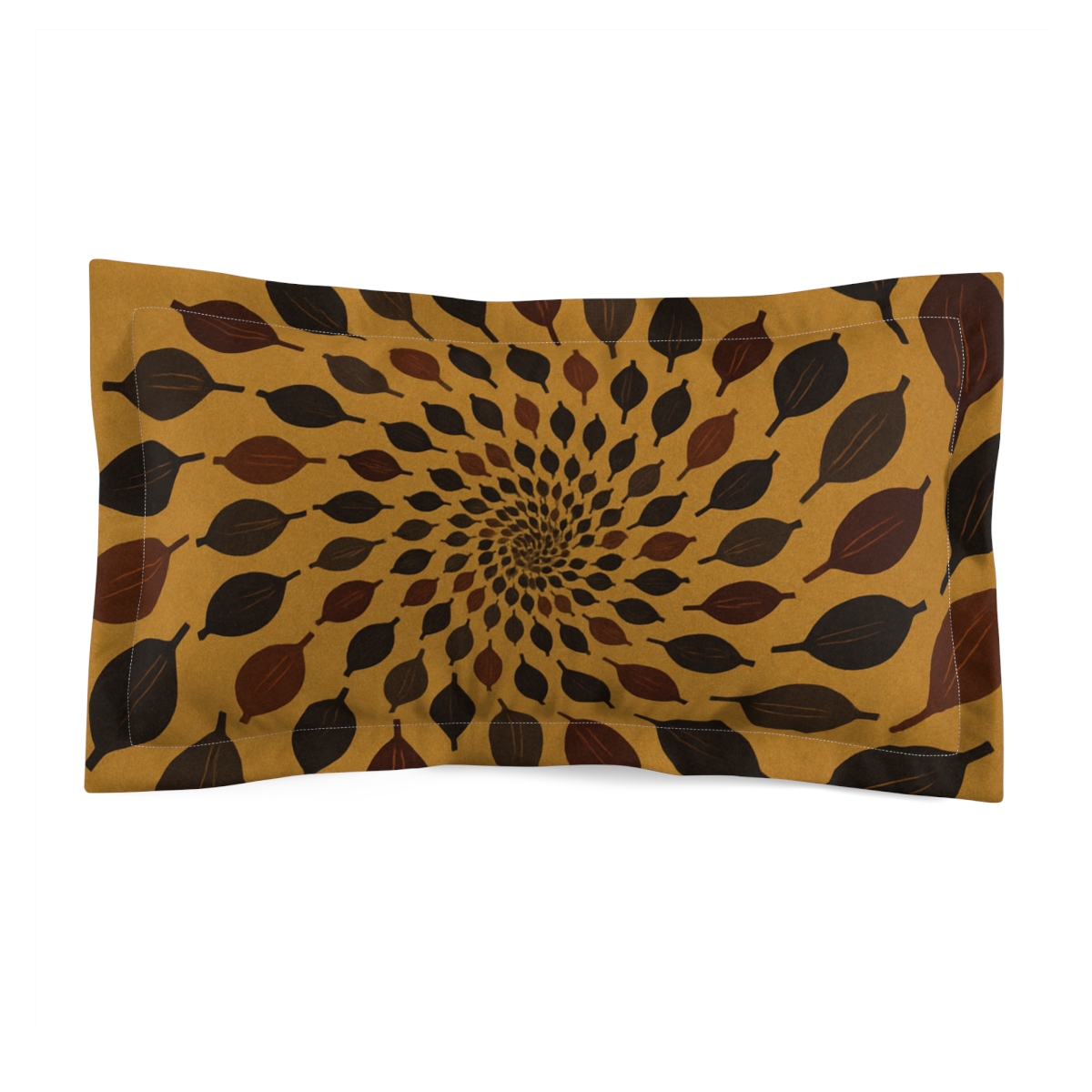 Spiral Seed Matrix unique shape pillows