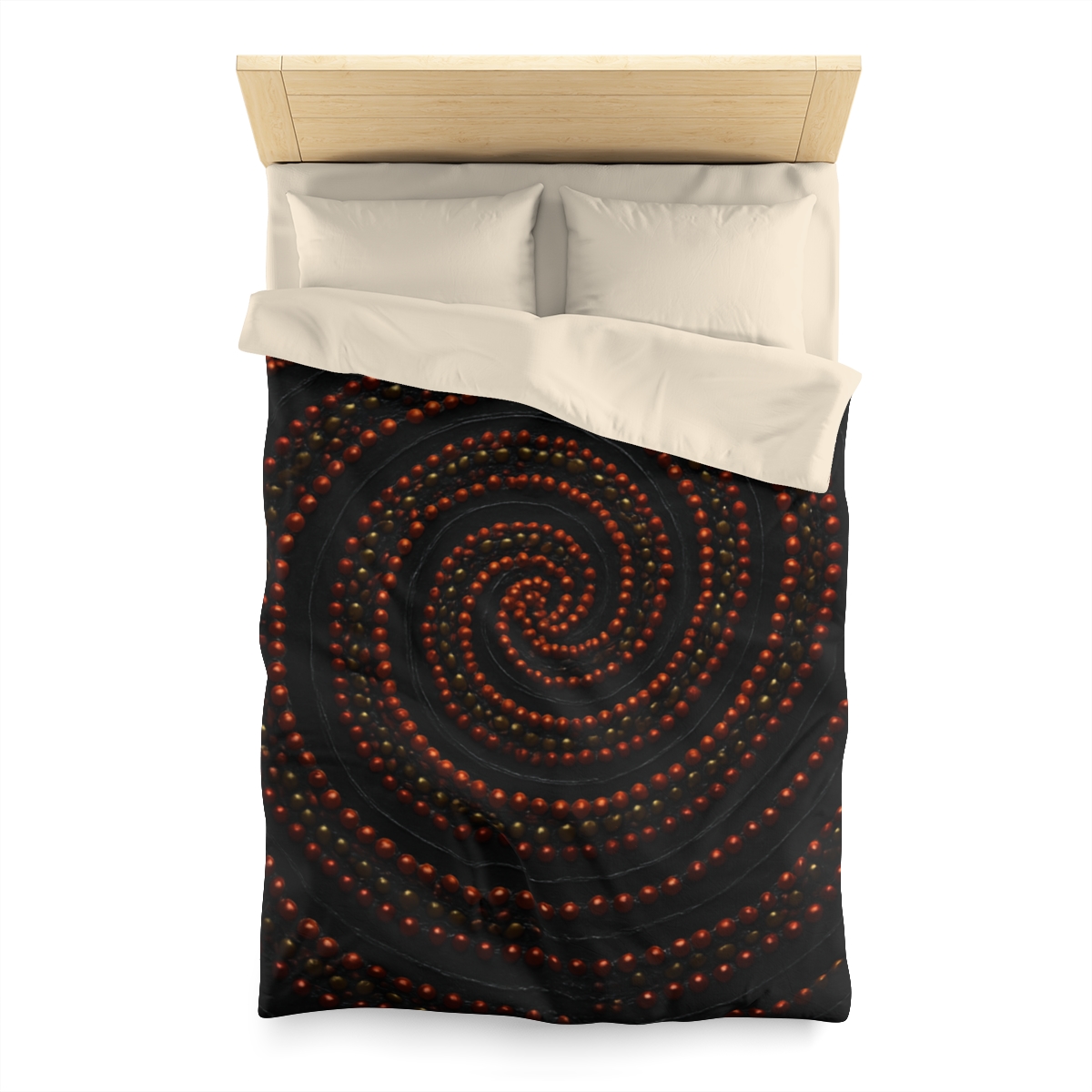 Spiral Seed Orbit custom duvets