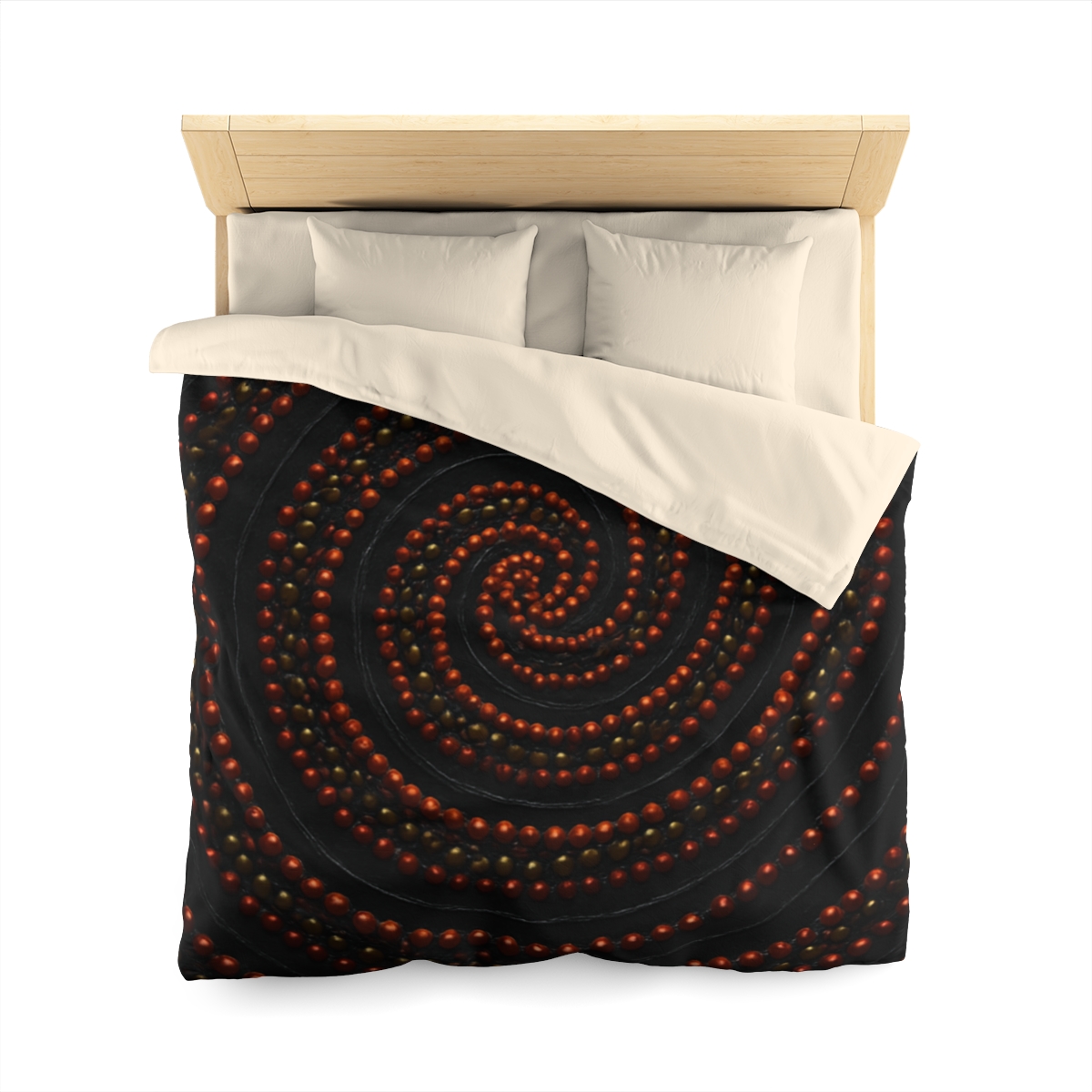 Spiral Seed Orbit custom duvets