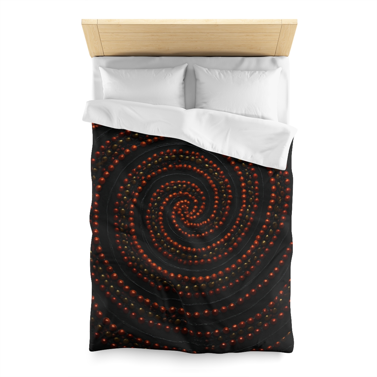 Spiral Seed Orbit custom duvets