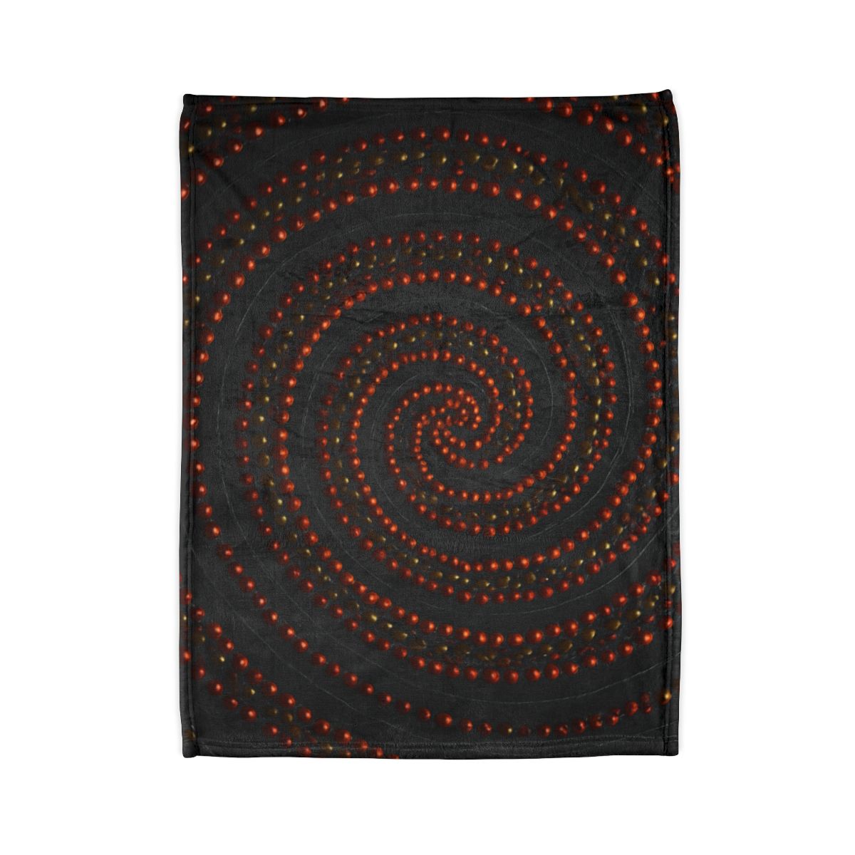 Spiral Seed Orbit personalized cozy blankets