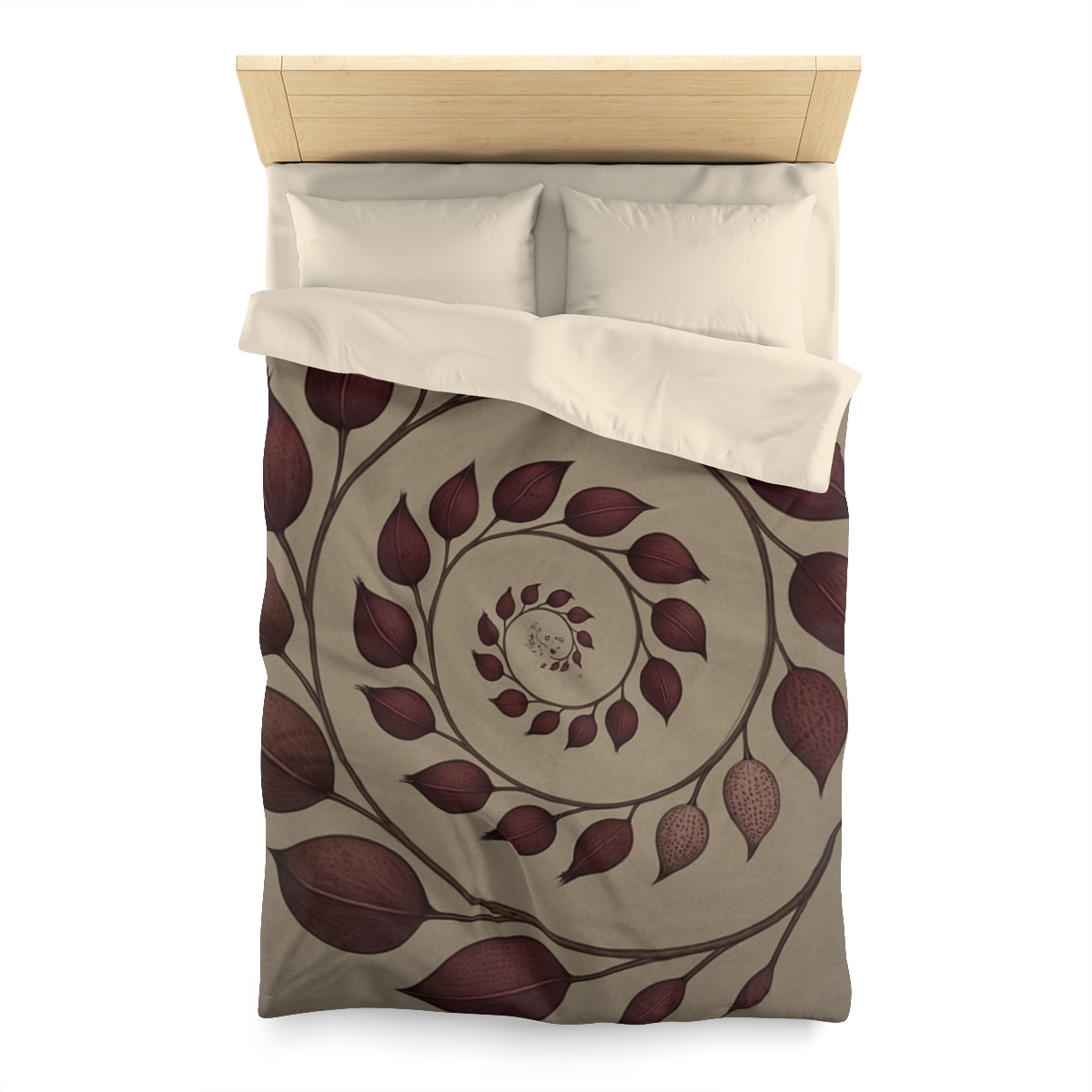 Spiral Seed Pod Array personalized bedding duvets