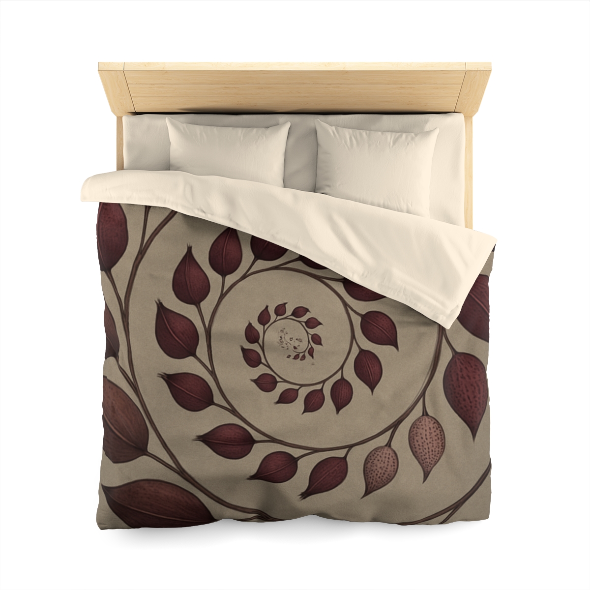 Spiral Seed Pod Array personalized bedding duvets