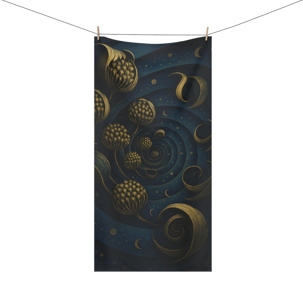 Spiral Seed Pod Array unique gift towels