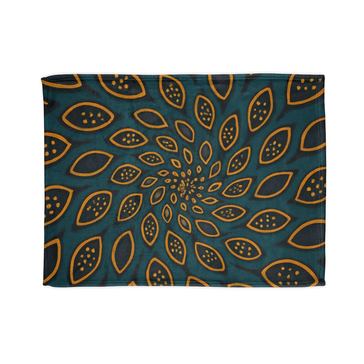 Spiral Seed Pod Array trendy patterned blankets