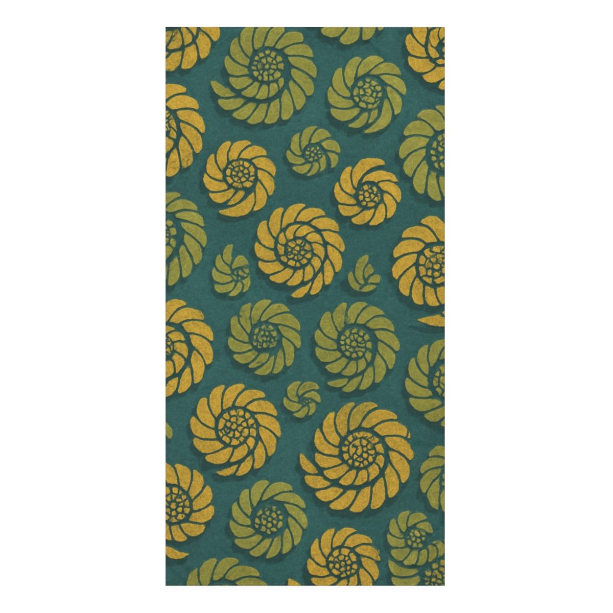 Spiral Seed Pod Array decorative home towels