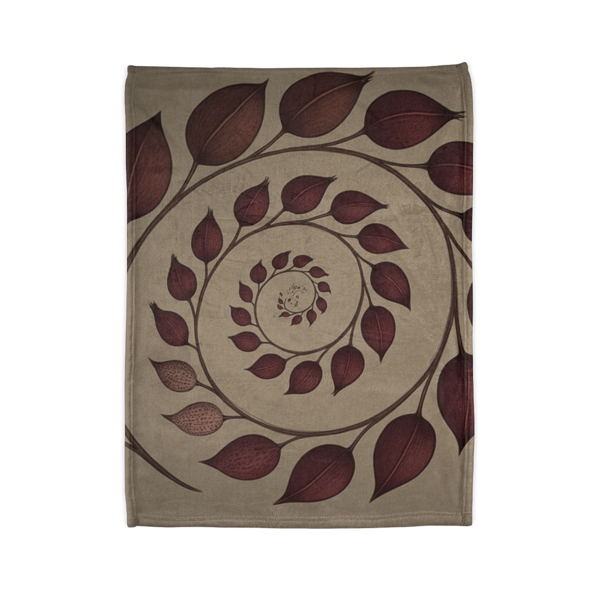 Spiral Seed Pod Array decorative home blankets