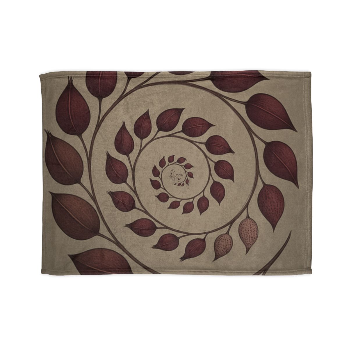 Spiral Seed Pod Array decorative home blankets