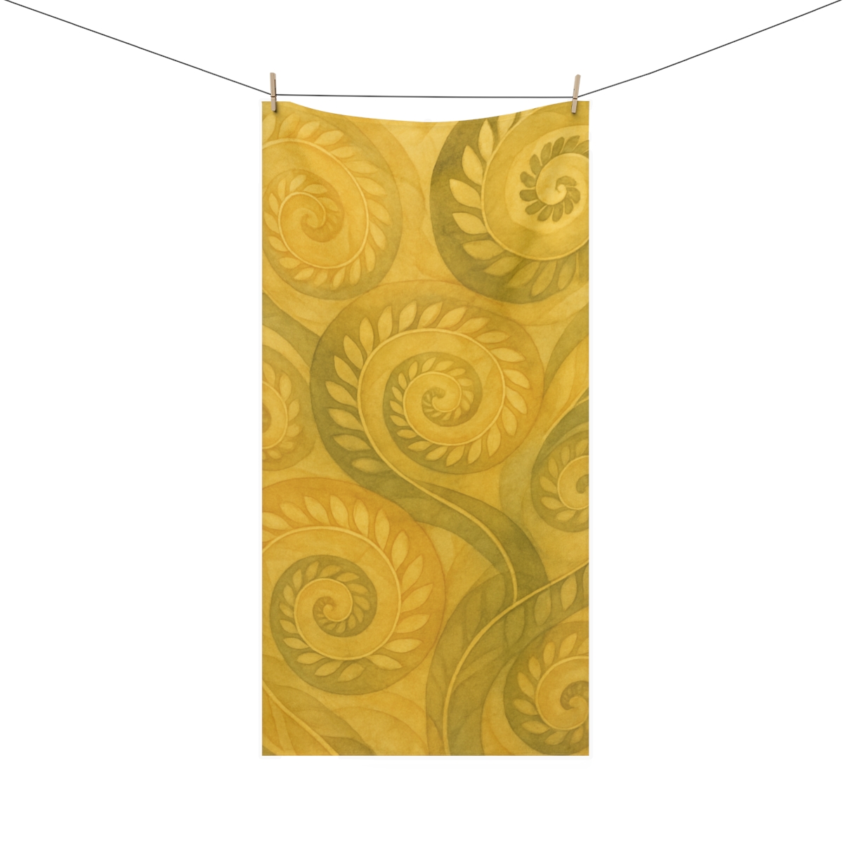Spiral Seed Pod Design stylish beach towels