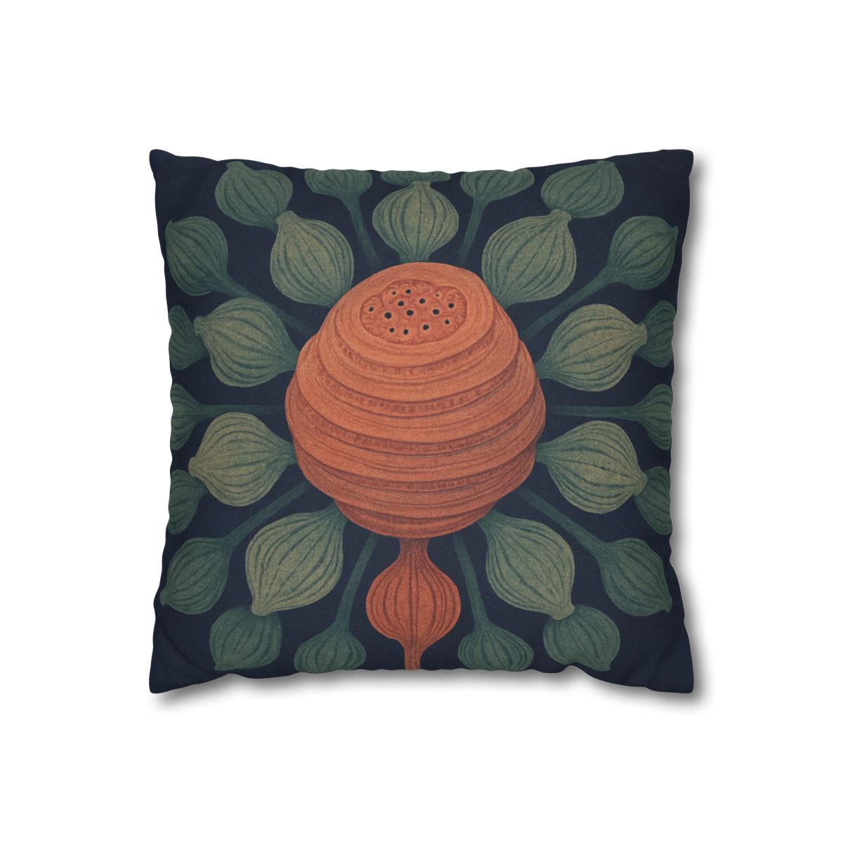 Spiral Seed Pod Halo trendy patterned pillow cases