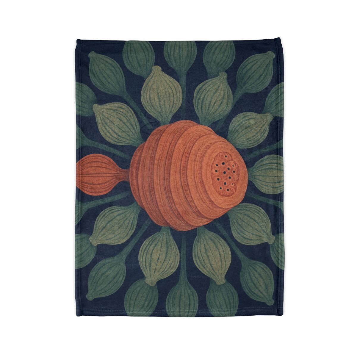 Spiral Seed Pod Halo custom blankets